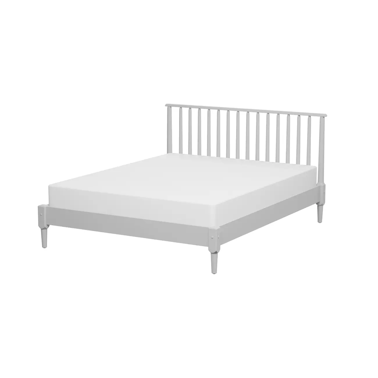 CAMA QUEEN 1,58 M SKAND - BRANCO - Foto 1
