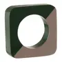 ARGOLA PAR GUARDANAPO CONJUNTO COM 2 PEÇAS DUO COLOR - MUSGO/CAMELO - Foto 3