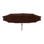 OMBRELONE RETANGULAR 4,60 M X 2,70 M TRI SHADOW - MARROM/MARROM - Foto 5