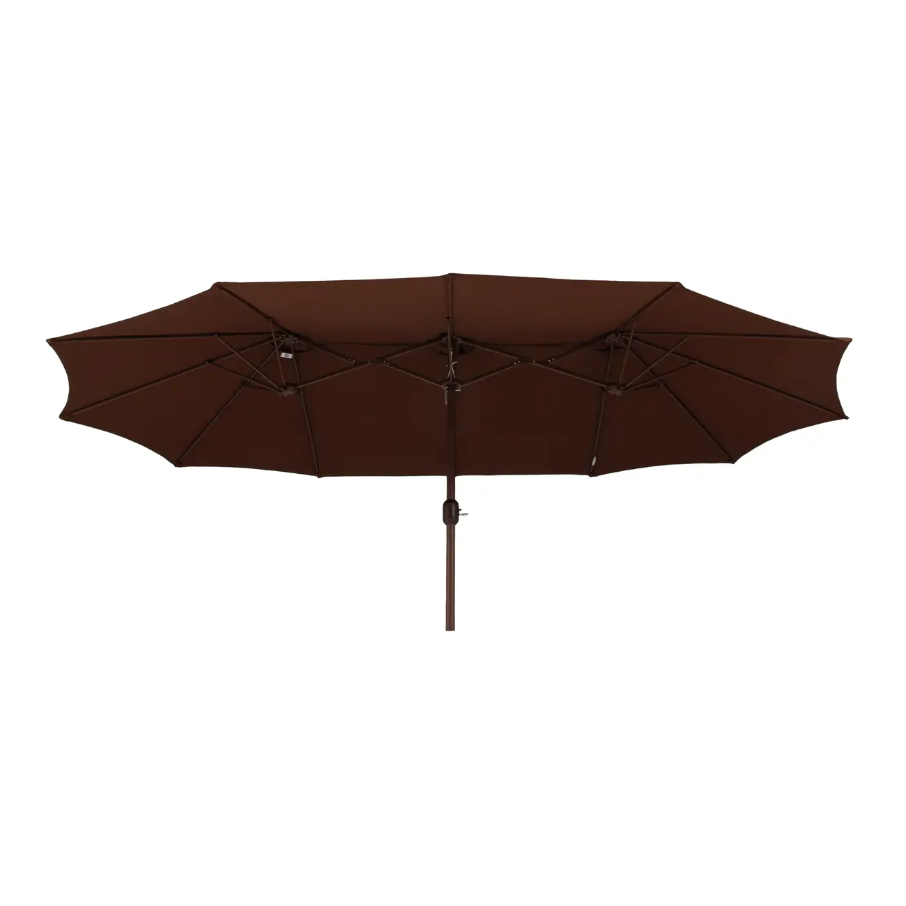 OMBRELONE RETANGULAR 4,60 M X 2,70 M TRI SHADOW - MARROM/MARROM - Foto 5