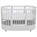 BRANCO - BERÇO 70 CM 3 EM 1 - BERÇO MINI BERÇO CAMA INFANTIL WAVE