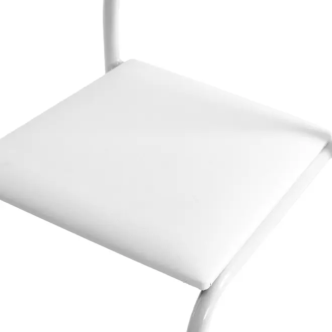 CADEIRA DE JANTAR EMPILHÁVEL TALK - BRANCO/BRANCO - Foto 7