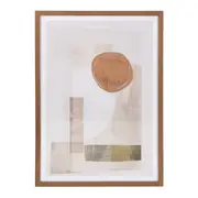 QUADRO 50 CM X 70 CM MILLENIUM - AMÊNDOA/MULTICOR - Foto 1