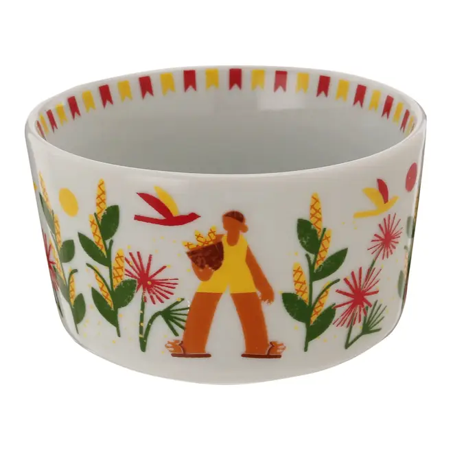 TIGELA 12 CM TEMPO DE COLHER - BRANCO/MULTICOR - Foto 3