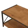 MESA DE CENTRO 90 CM X 45 CM STEAM TRUNK - CASTANHO/ENCERADO CASTANHO - Foto 7