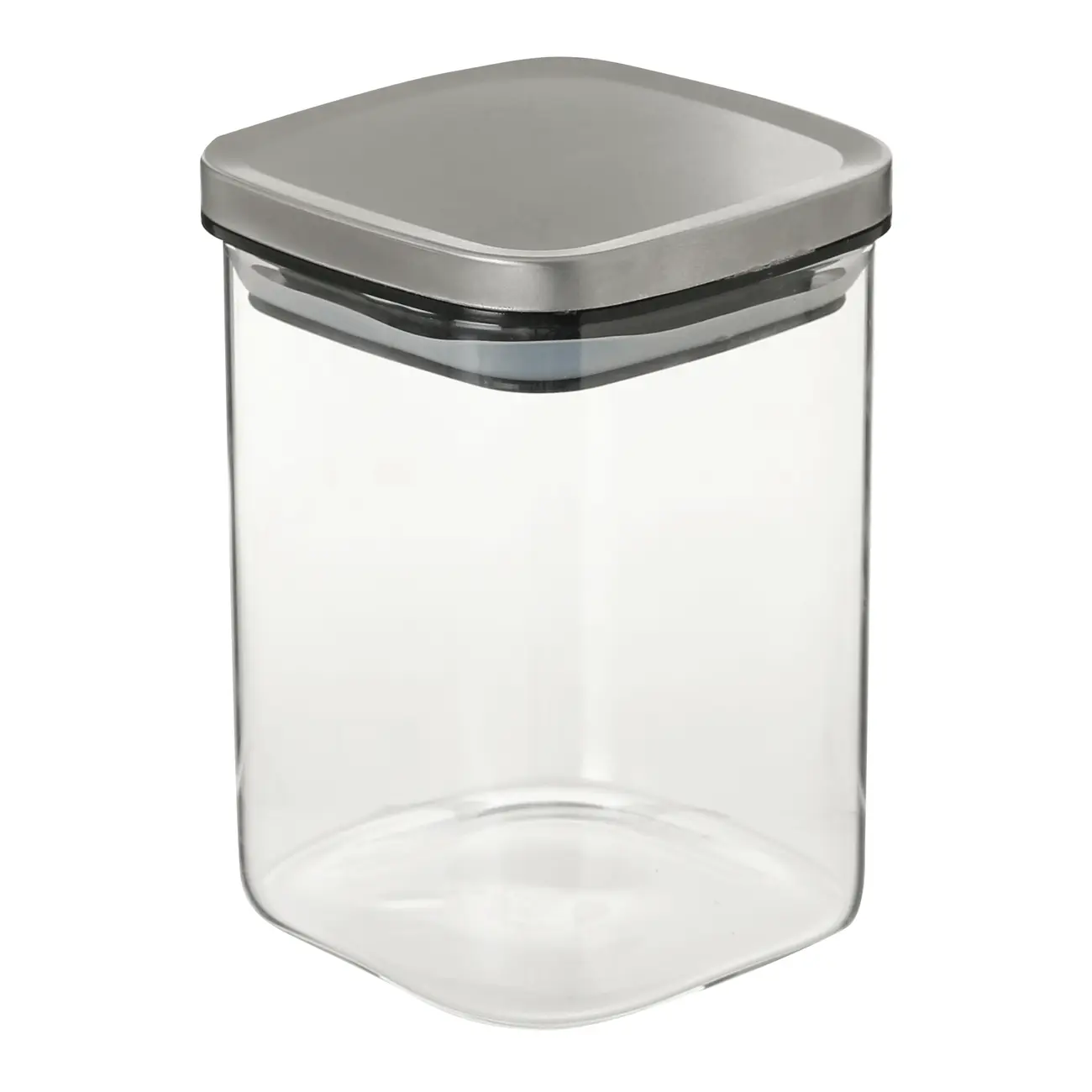 POTE HERMÉTICO 800 ML GIALLE BORO - INCOLOR/PRATA - Foto 2