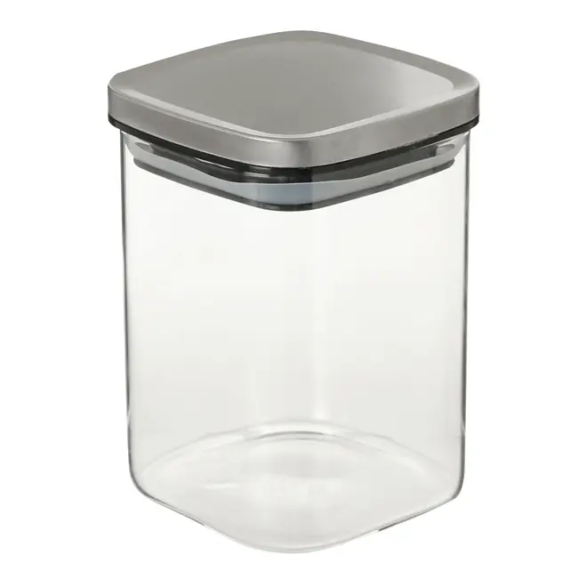 POTE HERMÉTICO 800 ML GIALLE BORO - INCOLOR/PRATA - Foto 2