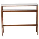 NOZES/BRANCO - MESA ALTA 1,20 M X 40 CM HANNA