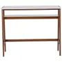 NOZES/BRANCO - MESA ALTA 1,20 M X 40 CM HANNA
