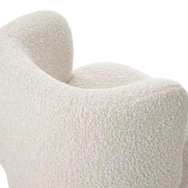 POLTRONA GUINEA - BOUCLÉ NATURAL - Foto 6