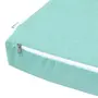 CONJUNTO DE ALMOFADAS PARA ESTRUTURA DE SOFÁ 1 LUGAR ABROLHOS - VERDE ÁGUA - Foto 9