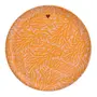 PRATO PARA BOLO MINHA MÃE É SEREIA - ROSA CLARO/LARANJA - Foto 3