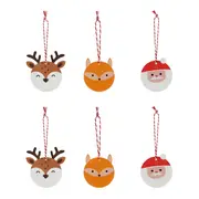 KIT COM 6 PINGENTE ELEMENTOS NOEL COLORFUN XMAS - CORES CALEIDOCOLOR - Foto 1
