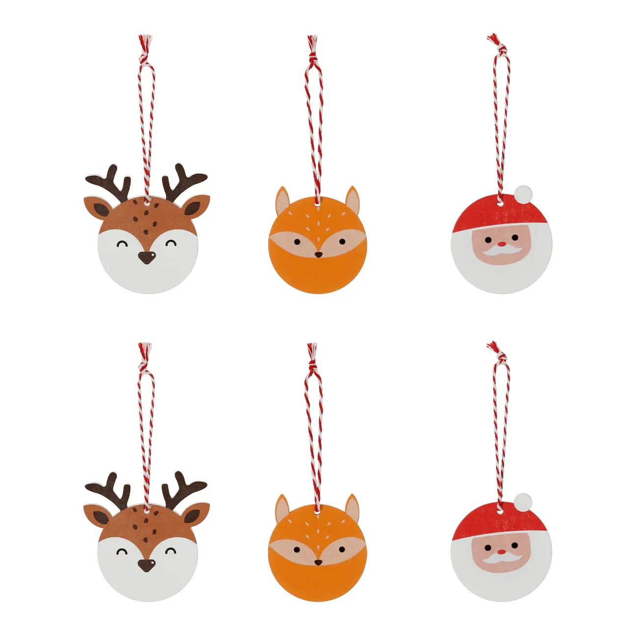 KIT COM 6 PINGENTE ELEMENTOS NOEL COLORFUN XMAS - CORES CALEIDOCOLOR - Foto 1
