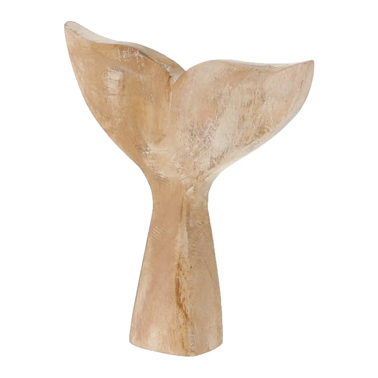 ADORNO 13 CM MARAÚ TAIPU CAUDA - BRANCO/PAULOWNIA - Foto 2