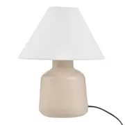LUMINÁRIA DE MESA KERAMIK C/CUP A - PRETO/CAMELO - Foto 1