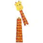 RÉGUA INFANTIL 130 CM ANIMADINHOS - AMARELO/CORES FUSION - Foto 2