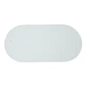 TAMPO VIDRO TEMPERADO OVAL 10 MM X 1,80 M X 90 M TRISKEL - INCOLOR - Foto 2