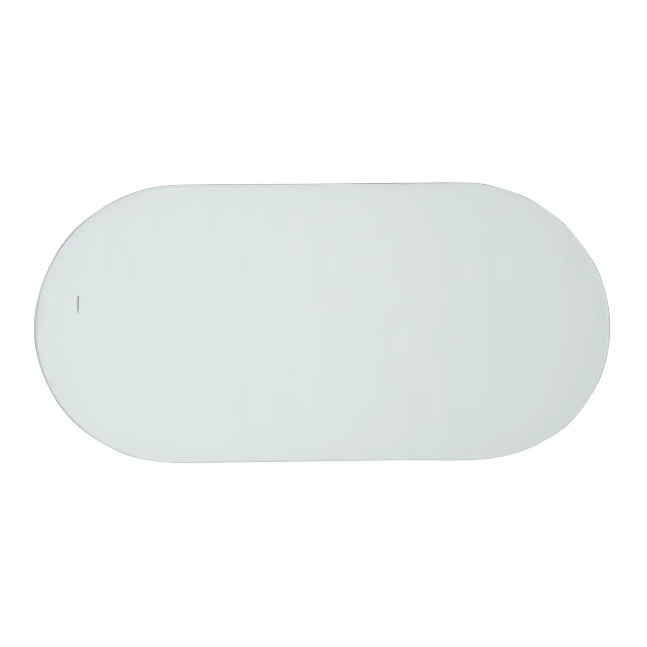 TAMPO VIDRO TEMPERADO OVAL 10 MM X 1,80 M X 90 M TRISKEL - INCOLOR - Foto 2