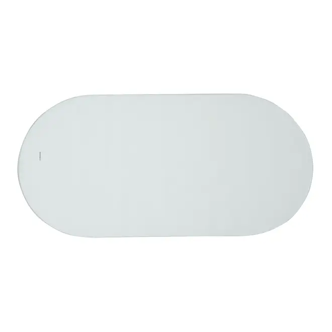 TAMPO VIDRO TEMPERADO OVAL 10 MM X 1,80 M X 90 M TRISKEL - INCOLOR - Foto 2