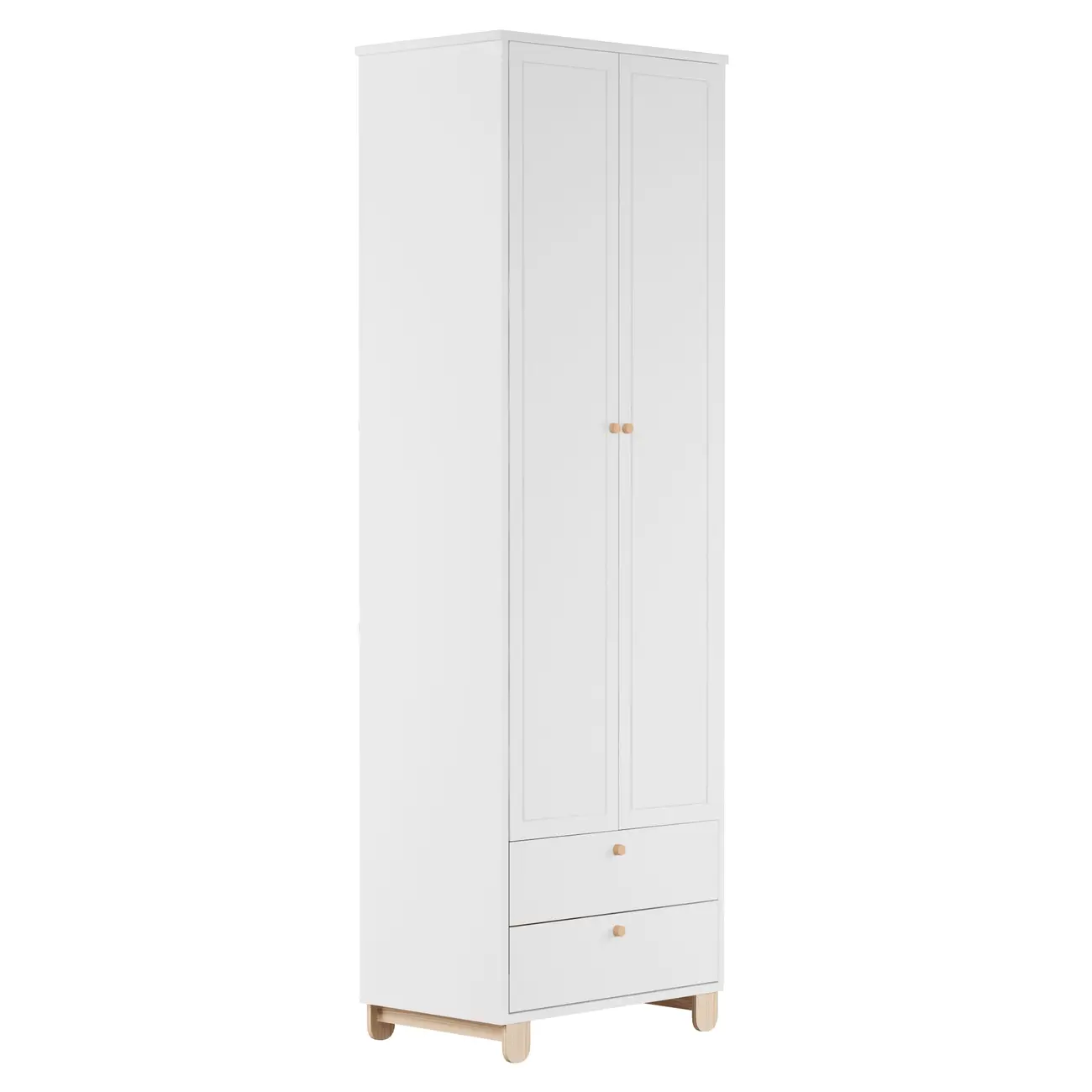 GUARDA-ROUPA INFANTIL 2 PORTAS/2 GAVETAS SWEET - BRANCO/PINUS NATURAL - Foto 13