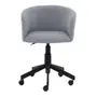 CADEIRA HOME OFFICE RALF - PRETO/CINZA - Foto 2