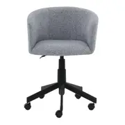 CADEIRA HOME OFFICE RALF - PRETO/CINZA - Foto 2