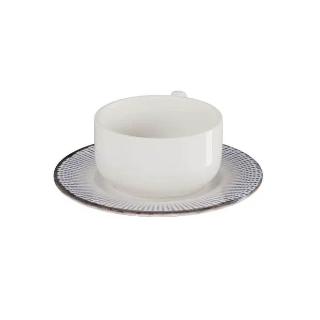 XÍCARA CAFÉ 50 ML SALINA I - BRANCO/AZUL - Foto 31