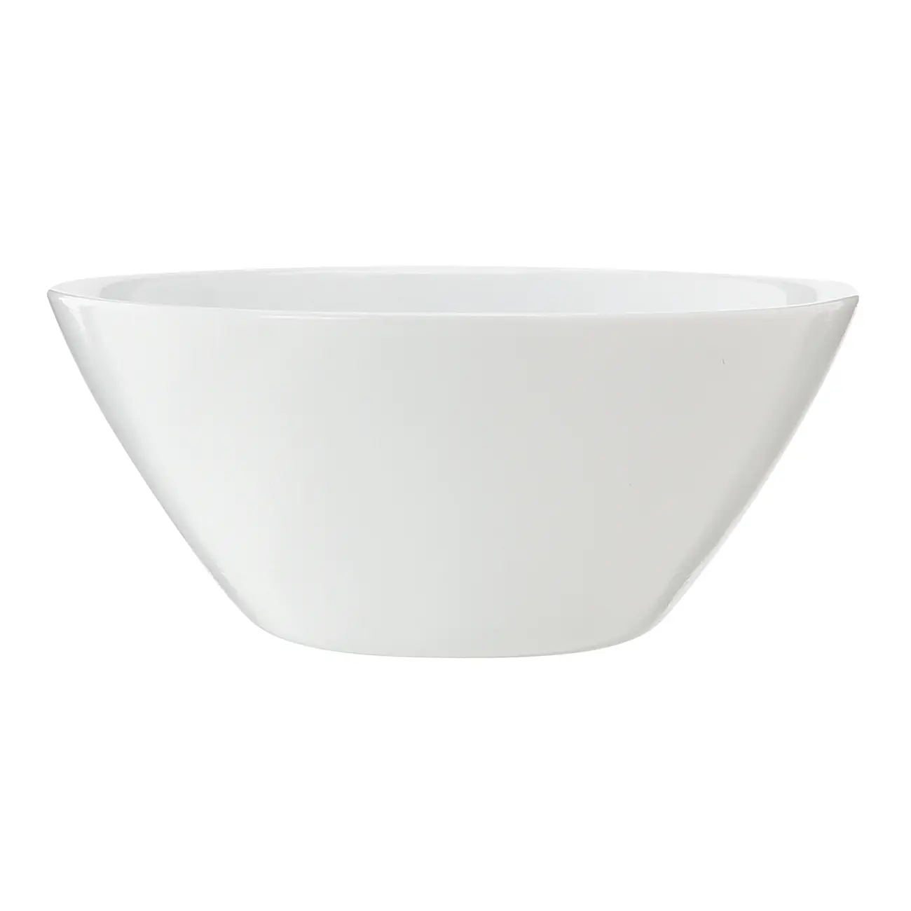TIGELA 13 CM LUNA - BRANCO BRILHANTE - Foto 1