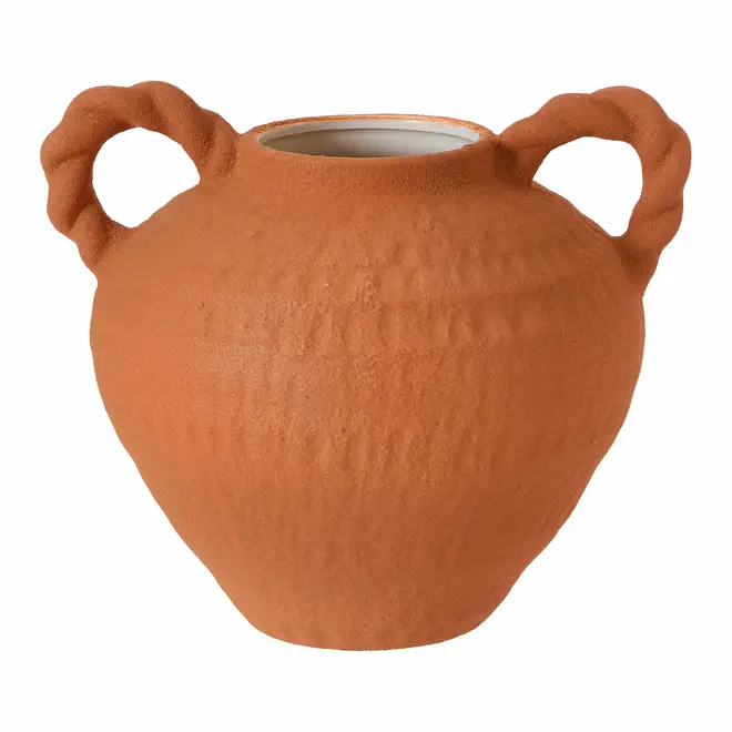 VASO 20 CM TORCER POR VOCÊ - TERRACOTA - Foto 2