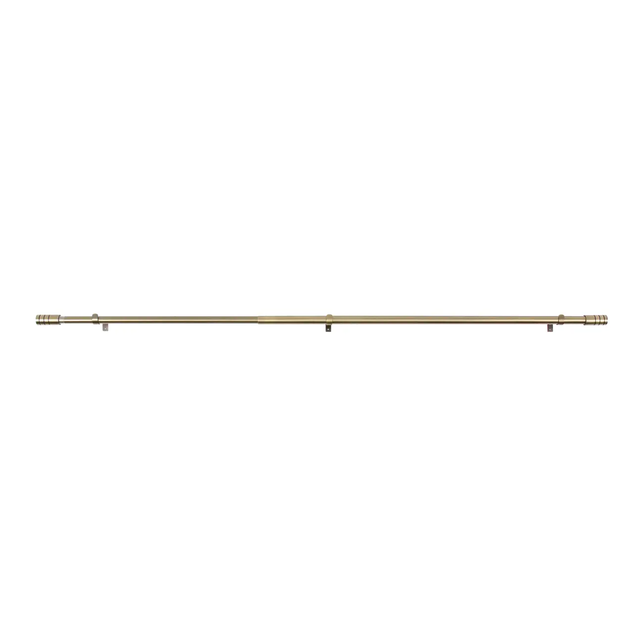 SUPORTE PARA CORTINA EXTENSÍVEL 1,20 M/2,10 M 28 MM SUPINO - OURO VELHO - Foto 2