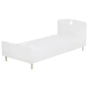 MY LITTLE LOVE CAMA SOLTEIRO 88 CM - BRANCO/NATURAL WASHED - Foto 1