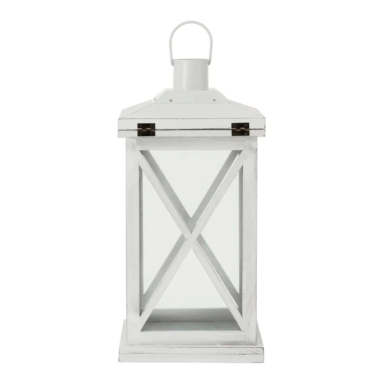 LANTERNA 40 CM LUEUR DE LUNE - BRANCO LAVADO - Foto 6