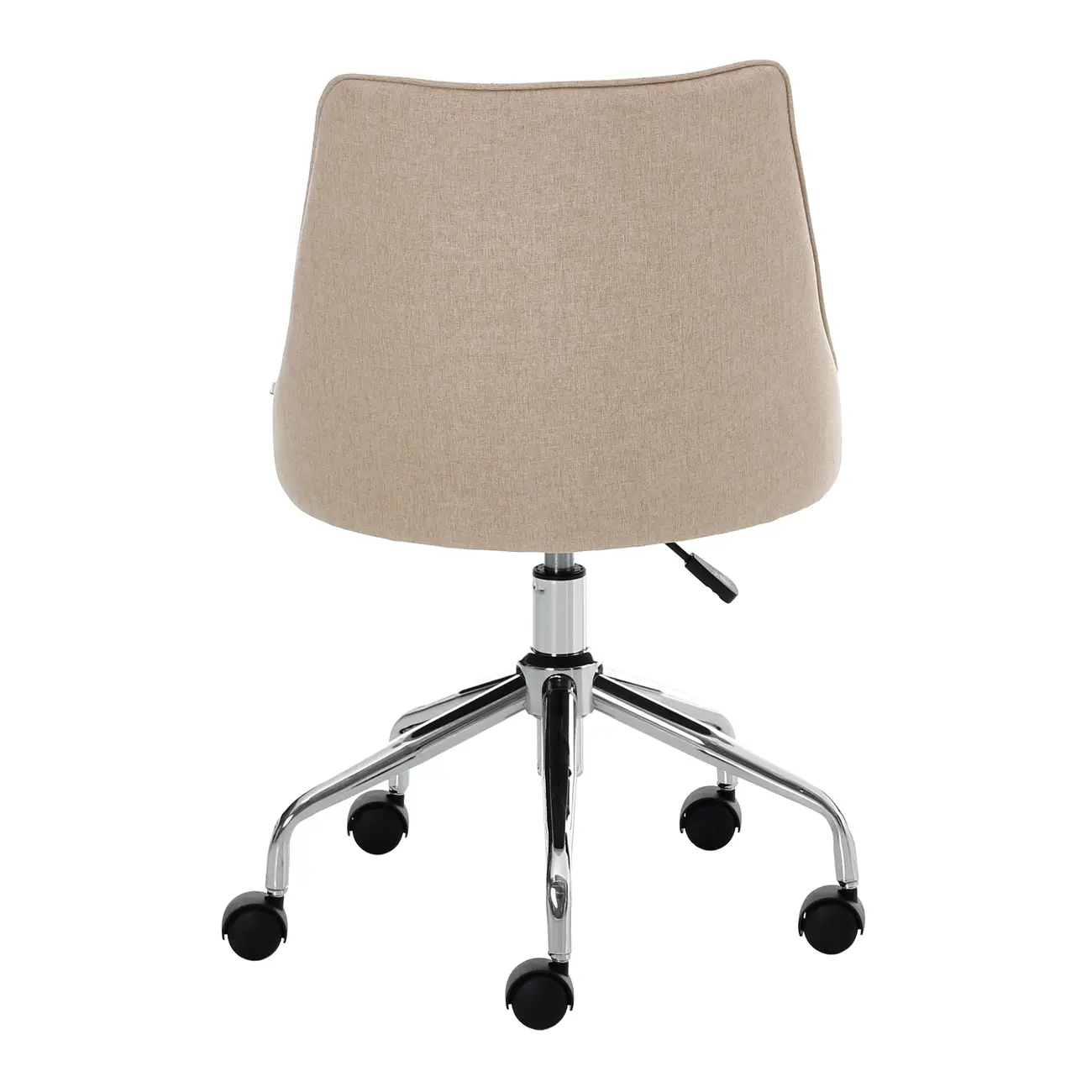 CADEIRA HOME OFFICE DANDY I - CROMADO/BEGE - Foto 5