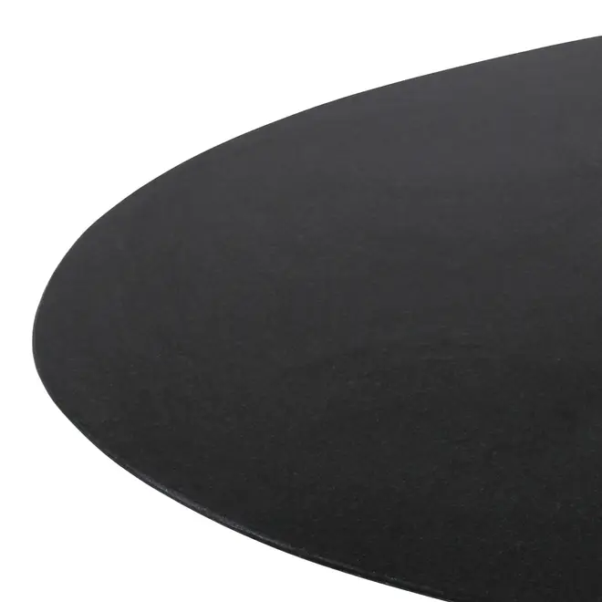 TULIPE MESA OVAL 1,98 M X 1,22 M PEDRA - PRETO SÃO GABRIEL - Foto 6