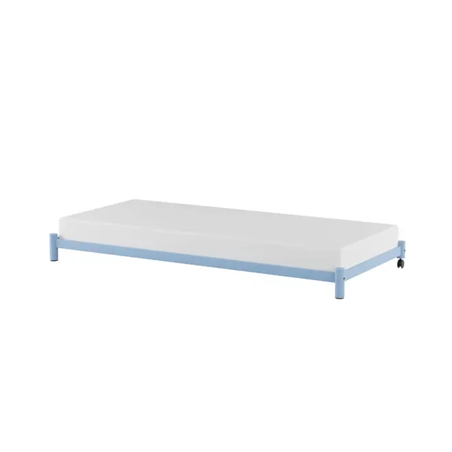 CAMA DE SOLTEIRO INFERIOR 78 CM FLAT - AZUL CLARO - Foto 20