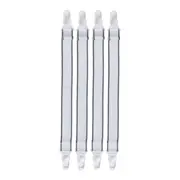 PRENDEDOR DE LENÇOL CONJUNTO COM 4 PEÇAS SLEEP - BRANCO/CINZA - Foto 1
