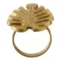 ARGOLA PARA GUARDANAPO CONJUNTO COM 2 PEÇAS FOLIAR - OURO VELHO - Foto 5