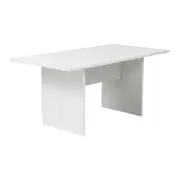 MESA DE JANTAR DOBRÁVEL 1,60 M X 42 CM/85 CM FLIP-FLOP - BRANCO - Foto 3