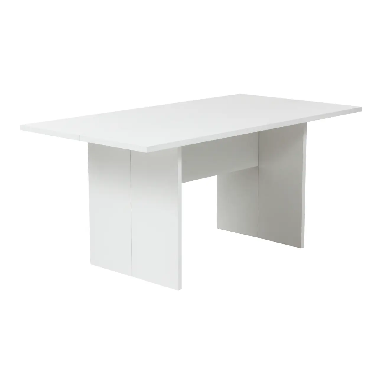 MESA DE JANTAR DOBRÁVEL 1,60 M X 42 CM/85 CM FLIP-FLOP - BRANCO - Foto 3