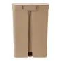 LIXEIRA DUPLA COM PEDAL 30 L TRIUM - CAMELO/CINZA - Foto 5
