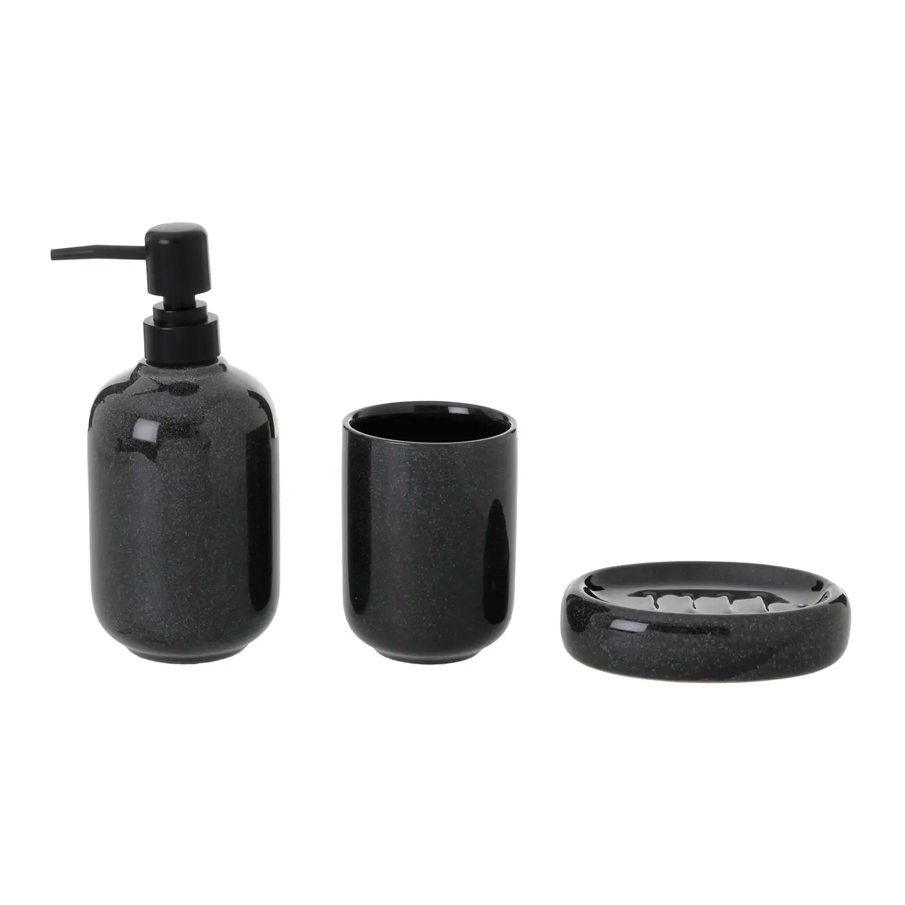 KIT BANCADA 3 PEÇASLOA - CINZA/PRETO - Foto 1