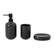 KIT BANCADA 3 PEÇASLOA - CINZA/PRETO - Foto 1