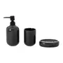 KIT BANCADA 3 PEÇASLOA - CINZA/PRETO - Foto 1