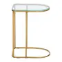 MESA LATERAL 64 CM X 32 CM DAZZLE - OURO/INCOLOR - Foto 1
