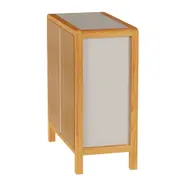 CÔMODA 4 GAVETAS 90 CM X 45 CM KANT - CAMELO/AMÊNDOA - Foto 27