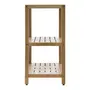 GABINETE PARA BANHEIRO COM 3 PRATELEIRAS 80 CM X 80 CM SPAZ - AMÊNDOA - Foto 4