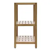GABINETE PARA BANHEIRO COM 3 PRATELEIRAS 80 CM X 80 CM SPAZ - AMÊNDOA - Foto 4