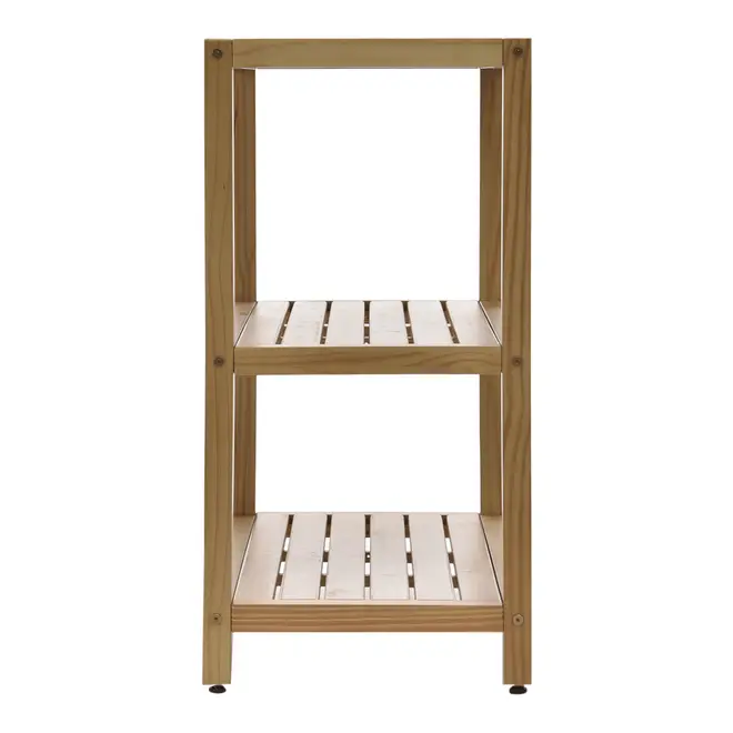 GABINETE PARA BANHEIRO COM 3 PRATELEIRAS 80 CM X 80 CM SPAZ - AMÊNDOA - Foto 4