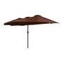 OMBRELONE RETANGULAR 4,60 M X 2,70 M TRI SHADOW - MARROM/MARROM - Foto 2